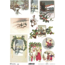 Papier soft A4 ITD S167 Boże Narodzenie